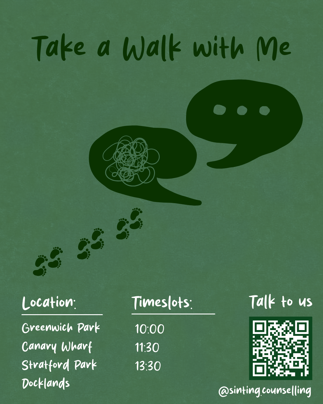 New Project - Take a Walk With Me